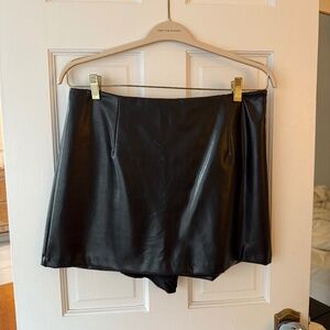 Abercrombie leather skirt